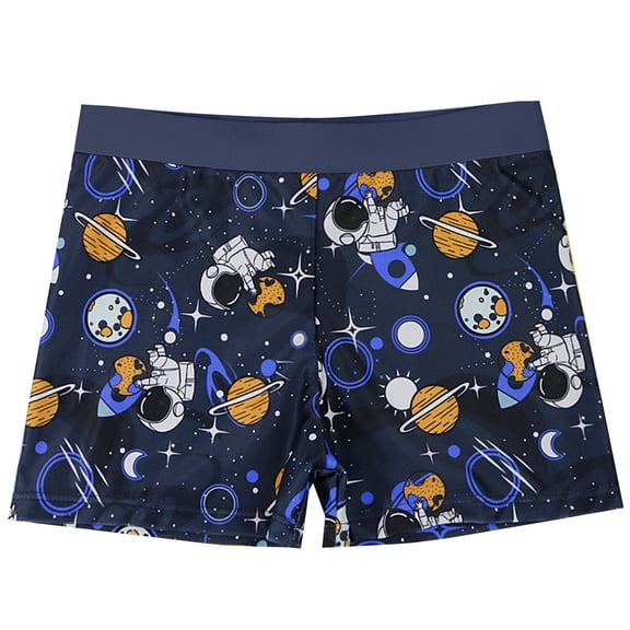 Big Boys Swim Trunks Swim Shorts Square Leg Swimsuit Swimming Trunks Outdoor Quick Dry Beach Pants Navy,13Y Swim Jammers Boys