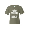 thumbnail image 1 of Big Boys T-Shirts and Tank Tops - Birthday Gift Princess are Born in February, 1 of 5