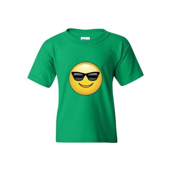 Big Boys T-Shirts and Tank Tops - Emoji with Sunglasses