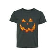thumbnail image 1 of Big Boys T-Shirts and Tank Tops - Halloween Costume Pumpkin Face, 1 of 5
