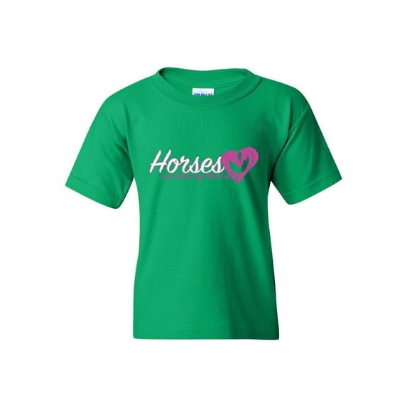 Big Boys T-Shirts and Tank Tops - Horses Where My Heart Is