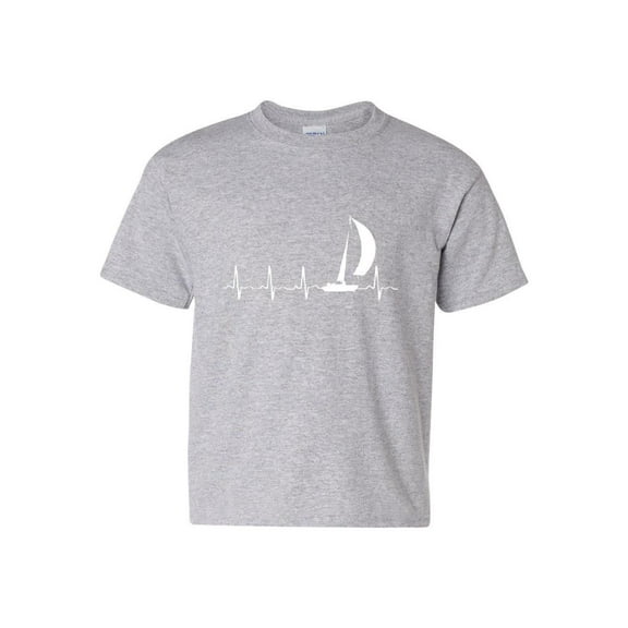 Big Boys T-Shirts and Tank Tops - Sailing Heartbeat