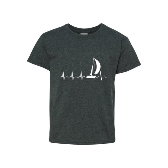 Big Boys T-Shirts and Tank Tops - Sailing Heartbeat