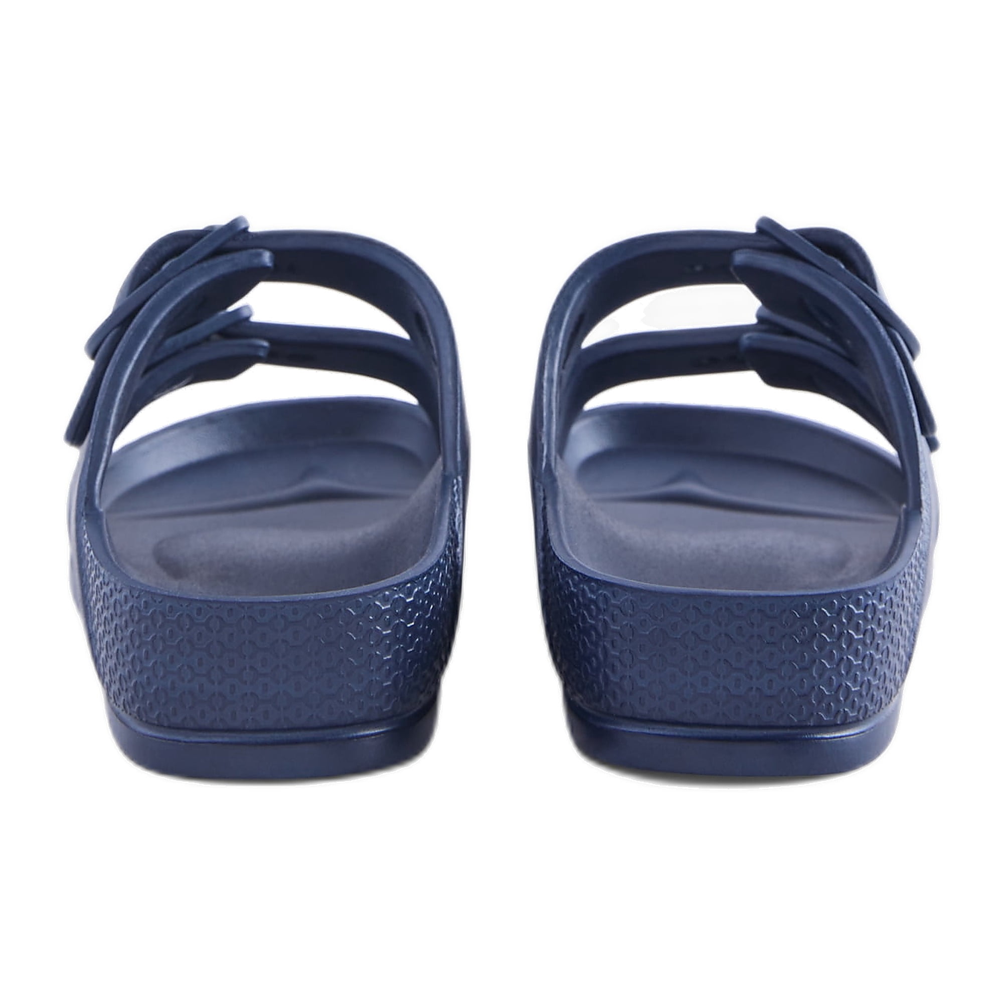Wonder Nation Kids Two Buckle Footbed Slide Sandals