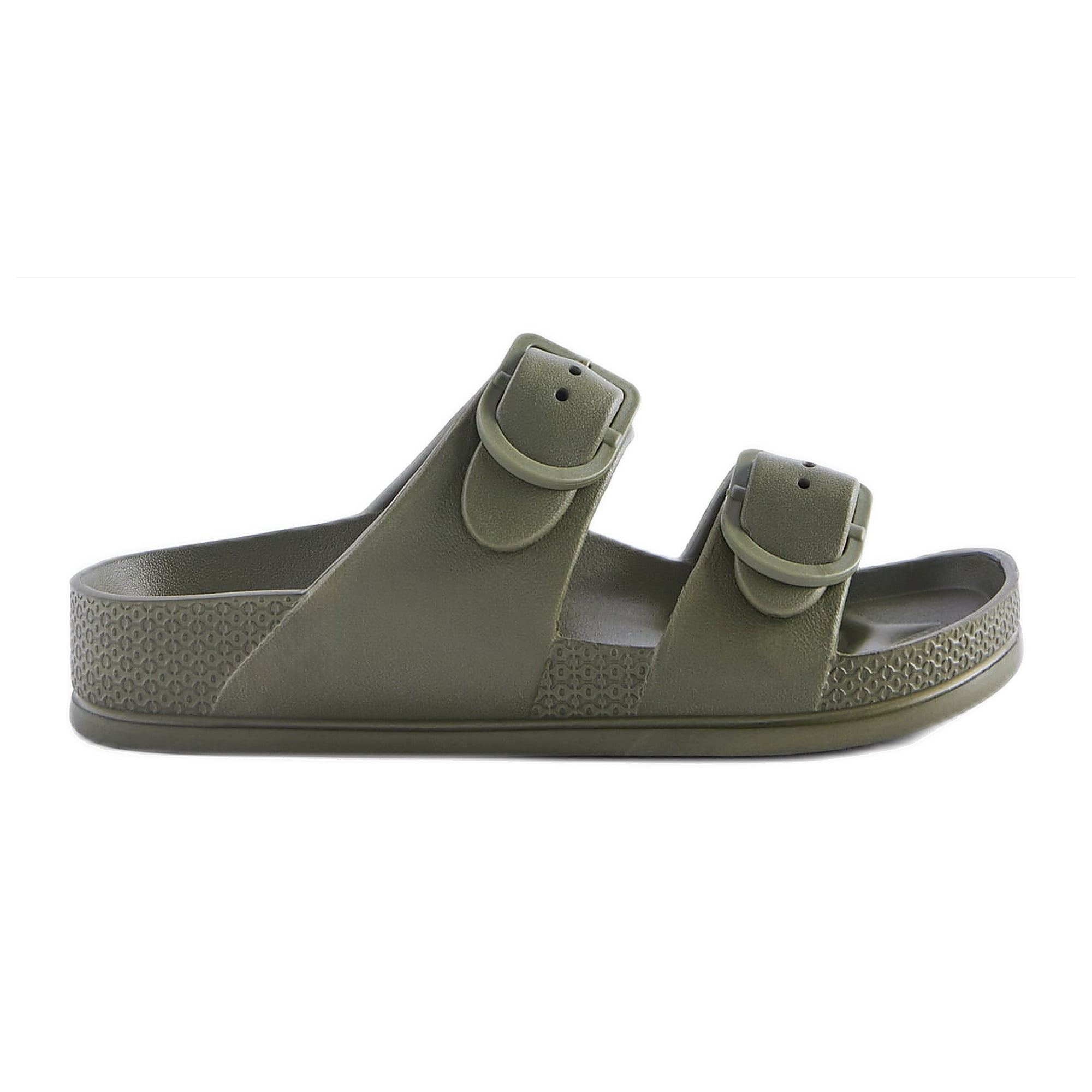 Wonder Nation Kids Two Buckle Footbed Slide Sandals
