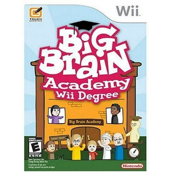 Pre-Owned Big Brain Academy Wii Degree, Nintendo Wii, Educational Game, Parental Controls, 1 Player