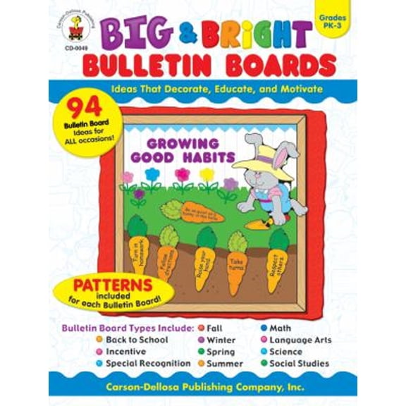 Pre-Owned Big & Bright Bulletin Boards, Grades PK - 3