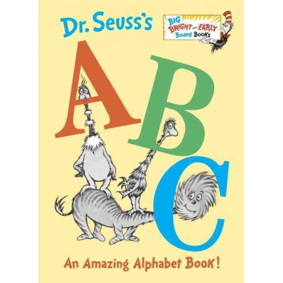Pre-Owned Big Bright & Early Board Book Dr. Seuss's ABC: An Amazing Alphabet Book!, (Board Book)