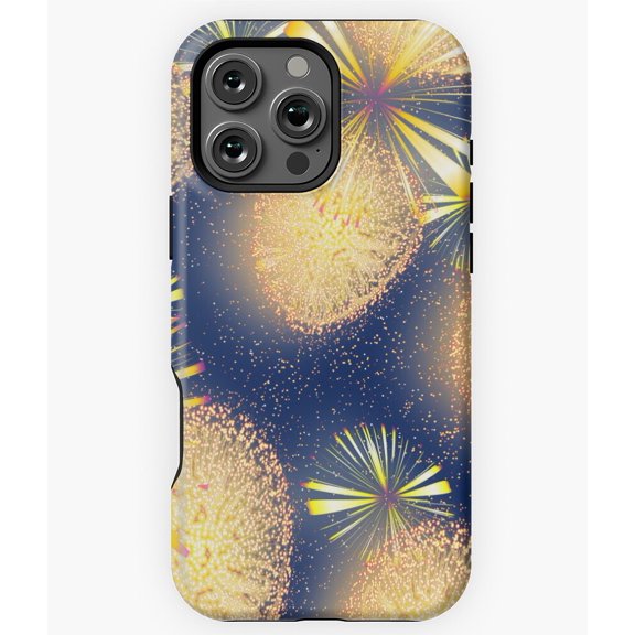 Big Bright Explosive Fireworks Show Phone Case for iPhone 16 15 14 13 12 11 Pro Max