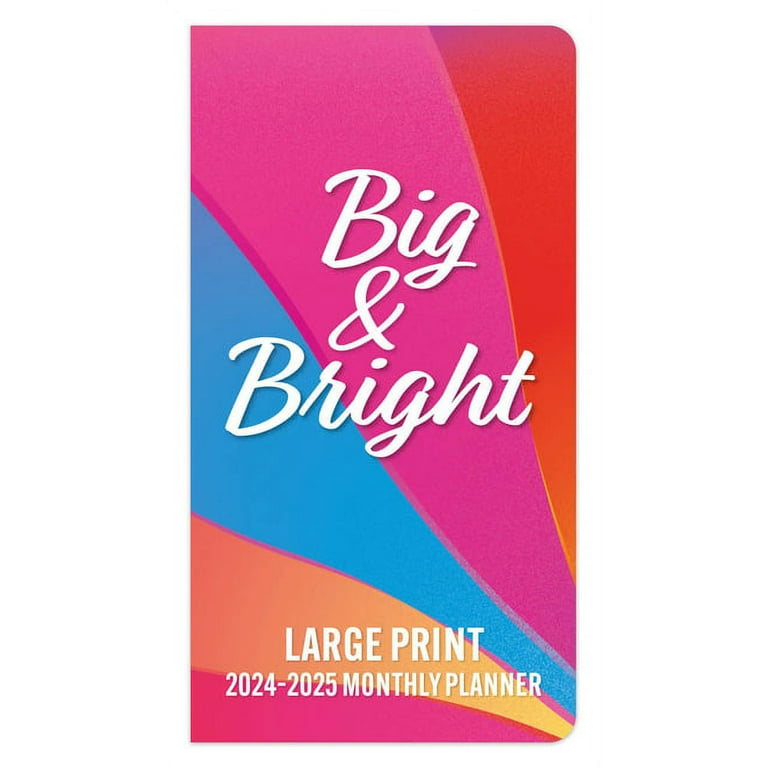 Big & Bright Large Print 2024 Pocket Planner (Calendar) 