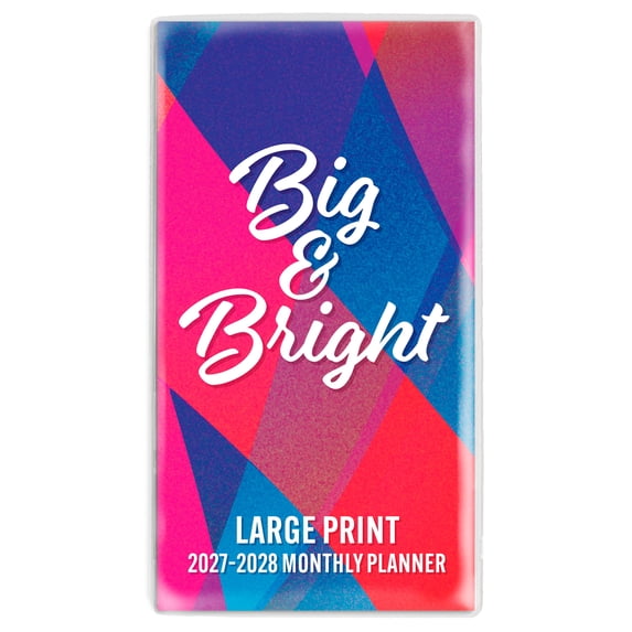 Big & Bright Large Print | 2027-2028 3.5x6.5" Two Year Pocket Planner | BrownTrout