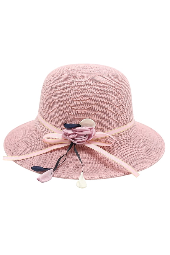 Big Brim Cool Sun Hat, Seaside Beach Visor Hat, Women Travel Sun Shade Cap, Lightweight Breathable Foldable Headwear For Vacation Daily Outing Leisure Outdoor Sun Protection Hat,Pink