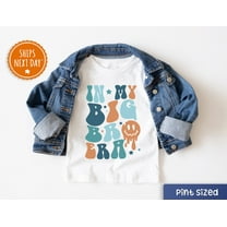 In My Big Bro Era Kids Shirt, Cute Big Brother Toddler Shirt, Retro Big Brother Baseball Tee, Big Bro Gift TODDLER SHORT SLEEVE TEE BELLA CANVAS 3001T