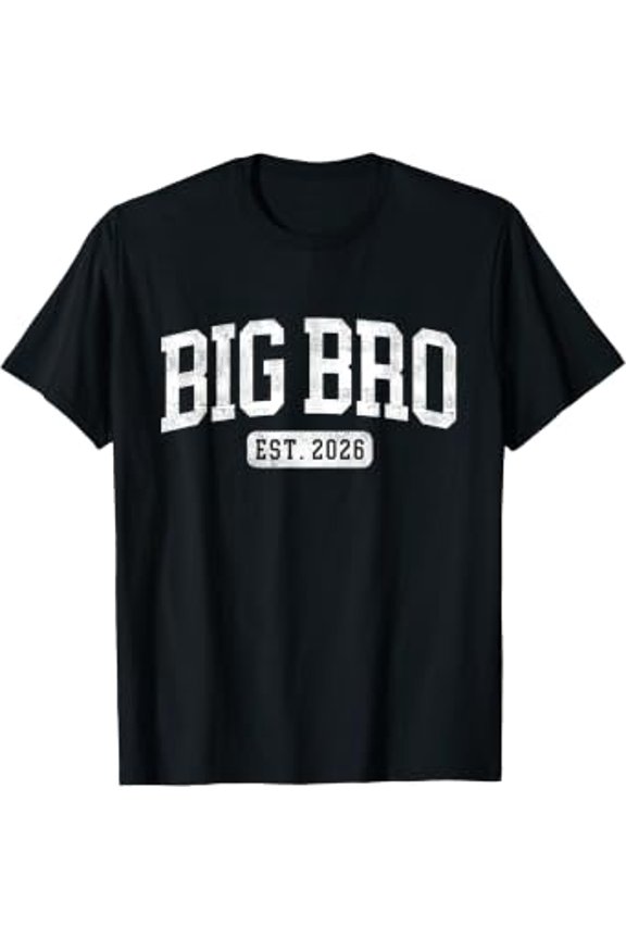 Big Bro Est 2026 Promoted To Big Bro Announcement T-Shirt