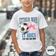thumbnail image 1 of Big Bro Goals Or Bows Gender Reveal Shirt Soccer Gender Reveal Keeper Of The Gender Keeper Gender Reveal Ideas Soccer Ball Baby Announcement, 1 of 4