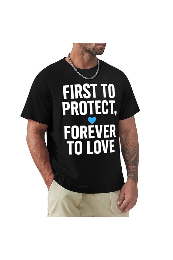 Big Bro Men's Casual Graphic Tee Short Sleeve Shirt Black Small