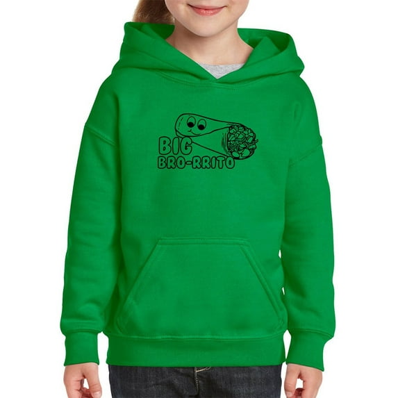 Big Bro-Rrito Hoodie Juniors -Smartprints Designs, x-Large