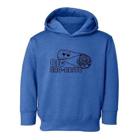 Big Bro-Rrito Hoodie Toddler -Smartprints Designs, 5 Toddler