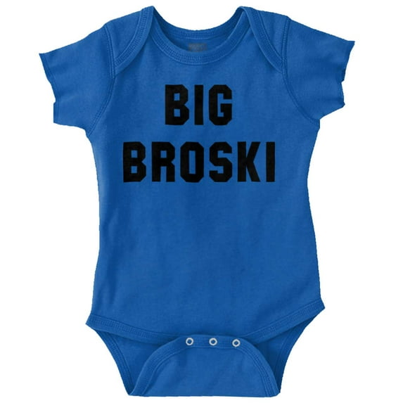 Big Broski Funny Older Brother Bodysuit Jumper Boys Infant Baby Brisco Brands 12M