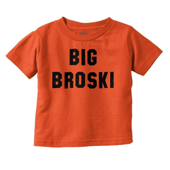 Big Broski Funny Older Brother Youth T Shirt Tee Boys Infant Toddler Brisco Brands 4T