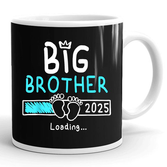 Big Brother 2025 Loading Announcement Sister Gift Ceramic Mug 11oz (White;11oz)