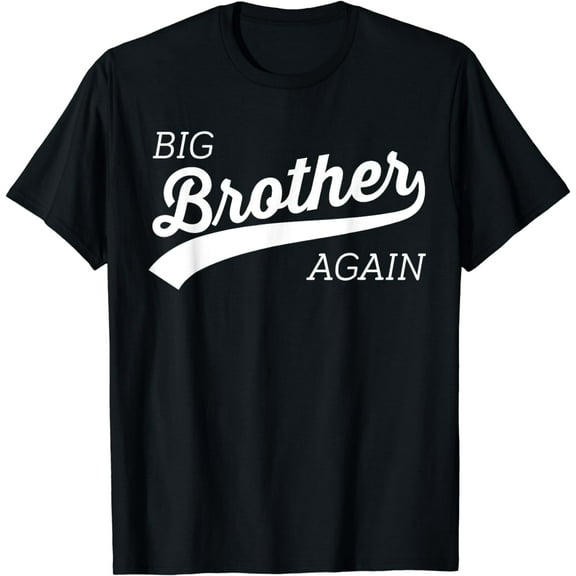 Big Brother Again Design for Boys with Arrow and Heart T-Shirt
