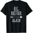 thumbnail image 1 of Big Brother Again Shirt for Boys with Arrow and Heart T-Shirt, 1 of 3