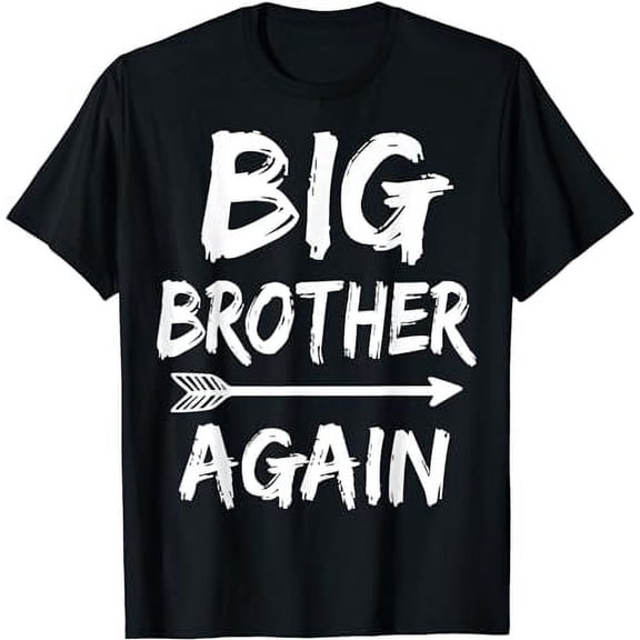 Big Brother Again for Boys with Arrow Funny Gifts 2024 T-Shirt