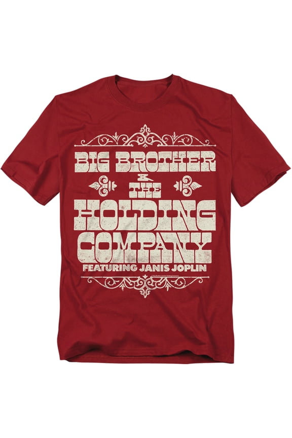 Big Brother And The Holding Company T-Shirt Fat Bottom Text Unisex Graphic Tee For Men & Women