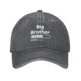 thumbnail image 1 of Big Brother Baseball Cap Vintage Soft Washed Denim,Golf Dad Hat Adjustable Trucker Hats for Men Women Unisex Adult,Deep Heather, 1 of 6
