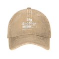 thumbnail image 1 of Big Brother Baseball Cap Vintage Soft Washed Denim,Golf Dad Hat Adjustable Trucker Hats for Men Women Unisex Adult,Natural, 1 of 6