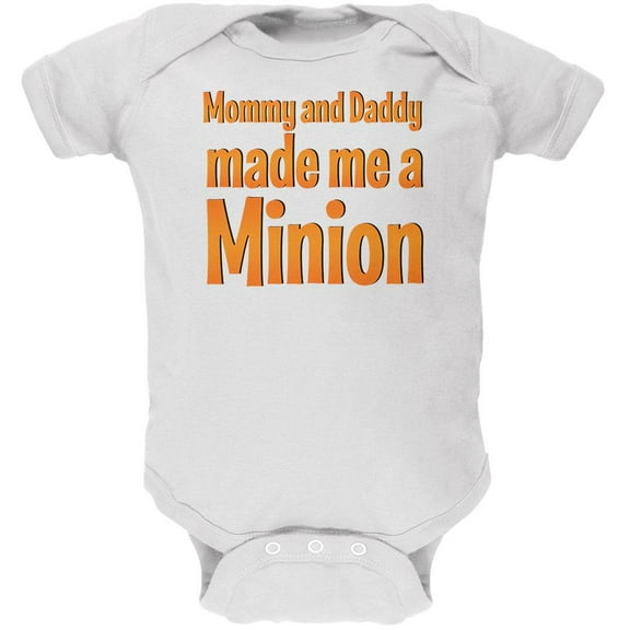 Big Brother Big Sister Made A Minon Soft Baby One Piece White 0-3 M
