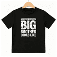 thumbnail image 1 of Big Brother Boys Graphic Print T-Shirt, Proud Older Sibling Family Gift 100% Cotton Kids Short Sleeve Tee, 1 of 5