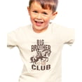 thumbnail image 1 of Big Brother Club Shirt for Boys Western Cowboy Yee Haw Sibling Announcement Rodeo Tee Natural Shirt 3T, 1 of 8