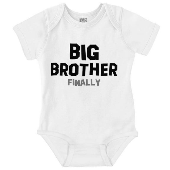 Big Brother Cute Baby Announcement Bodysuit Jumper Boys Infant Baby Brisco Brands 6M