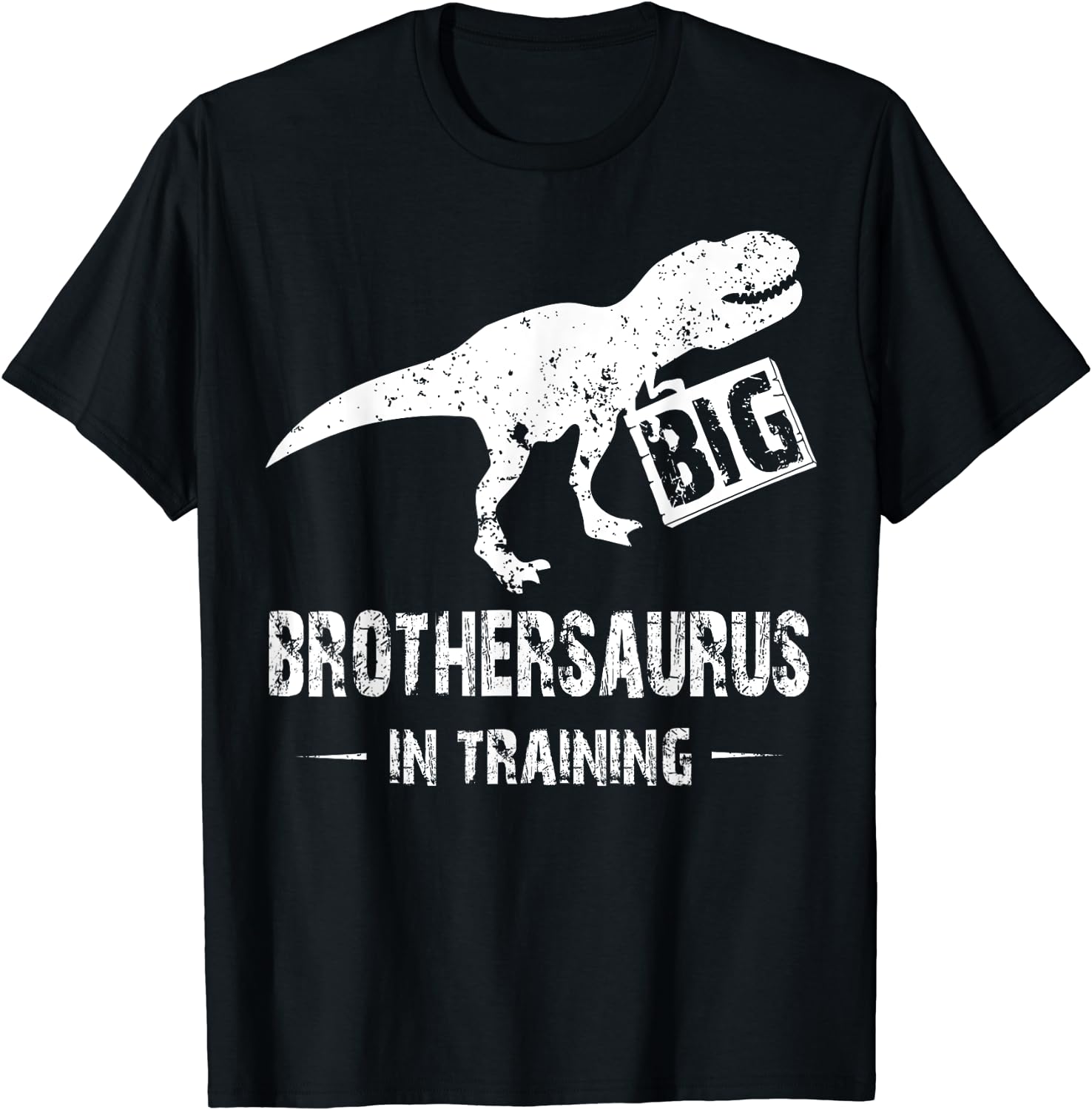 Big Brother Dinosaur Shirt Big Brothersaurus in Training Black ...