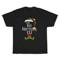 Big Brother Elf Matching Family Group Christmas Party Pajama TShirt