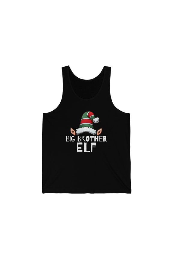 Big Brother Elf Unisex Tank Top, XS-2XL Christmas Big Bro Elves