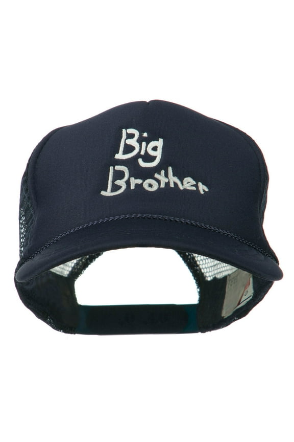 Big Brother Embroidered Youth Foam Mesh Cap - Navy OSFM