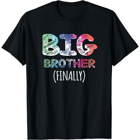 Big Brother Finally Shirt For Boys Toddlers Big Brother T-Shirt