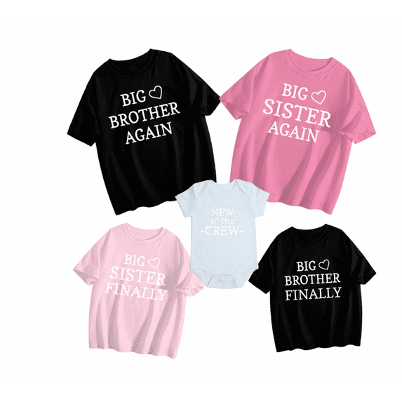 Big Brother Finally Sibling Announcement Toddler T-Shirt 130