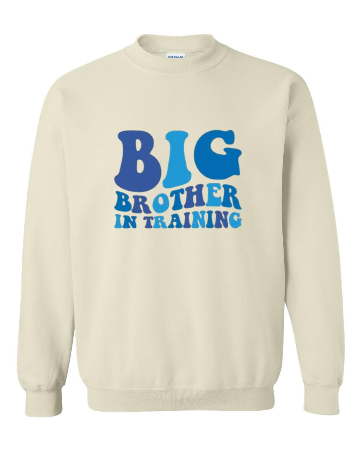 Big Brother In Training Text Cozy Sweatshirt Design Artwork, for men