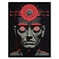 thumbnail image 1 of Big Brother Is Watching You George Orwell 1984 Artwork Framed Wall Art Print A4, 1 of 5