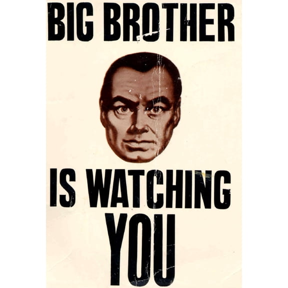 Big Brother Is Watching You Poster 27inx40in any room 27x40 Square Best Posters