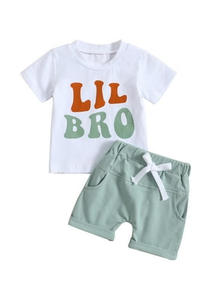 Big Brother Little Brother Shirts Matching Outfits Sibling Gifts Baby Set