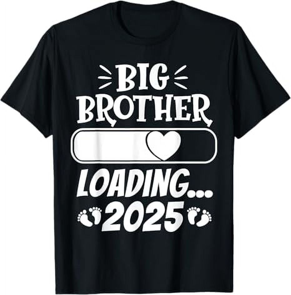 Big Brother Loading 2025 New Baby Pregnancy Announcement T-Shirt ...