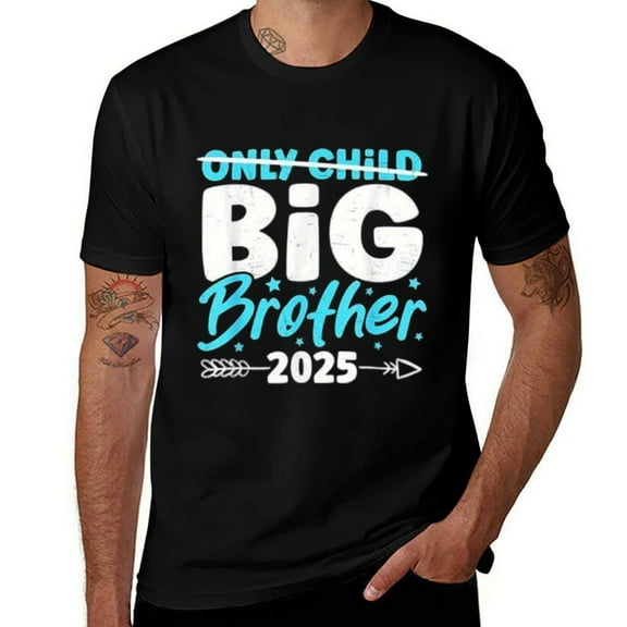Big Brother Mens T Shirts Cotton Short Sleeve T-Shirt Crew Neck Tees Casual Shirt