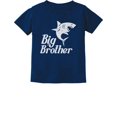 thumbnail image 1 of Big Brother Shark Shirt Gift for Shark Loving Toddler Boys Infant Kids TShirt 12M Navy, 1 of 6