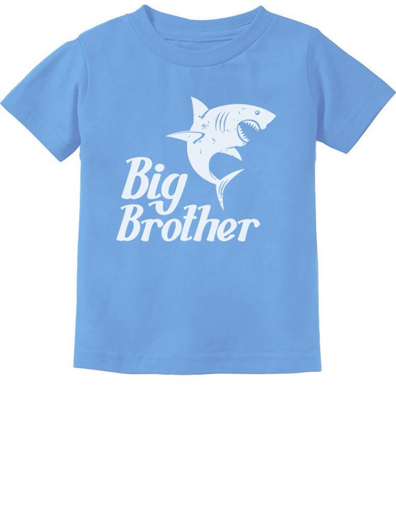 Big Brother Shark Shirt Gift for Shark Loving Toddler Boys Infant Kids TShirt 18M California Blue