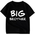 thumbnail image 1 of Big Brother Shirt Dinosaur Monster Truck T-Shirts Toddler Boys Promoted to Big Bro Tees Pregnancy Announcement Top 2-7 Years, 1 of 5